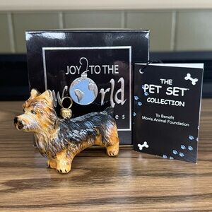 Joy To The World “Pet Set” Australian Terrier Collectible Ornament-Polish Glass